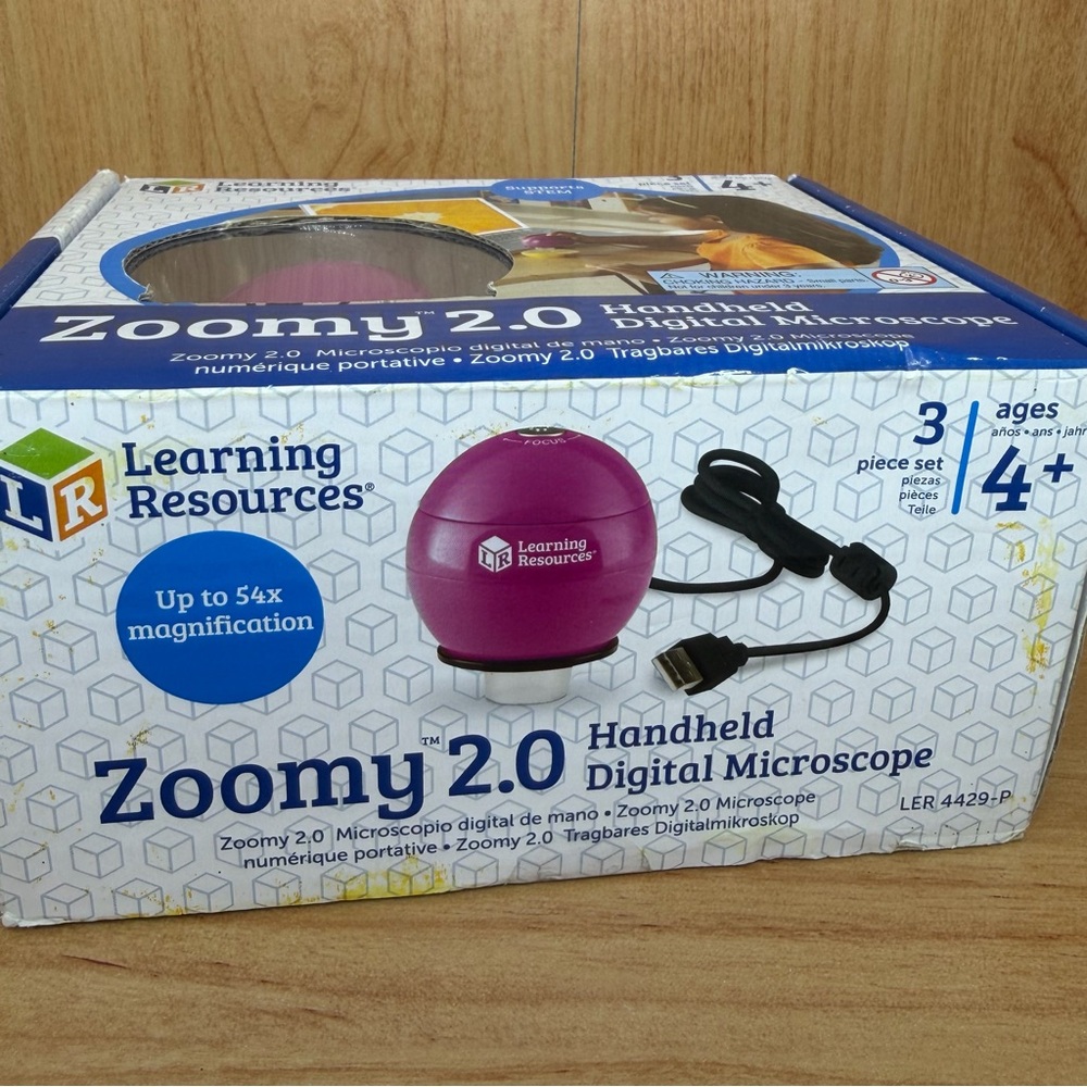 Learning Resources Zoomy 2.0 Handheld Digital Microscope - Picture 7 of 8